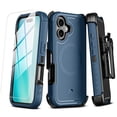 thumbnail image 1 of Funda Case MYBAT Maverick Mag clip para iPhone 16 - Azul con mica, 1 of 6