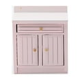 thumbnail image 4 of Lubelski 1/12 Mini Doll House Kitchen Play Cabinets Cooking Table Sink Counter Model Toy, 4 of 7
