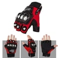 thumbnail image 2 of Madmotor Demi-Doigt, Joint d'Extérieur en Acier L, Gants de Moto en Alliage d'Acier Rouges pour Hommes, 2 of 8