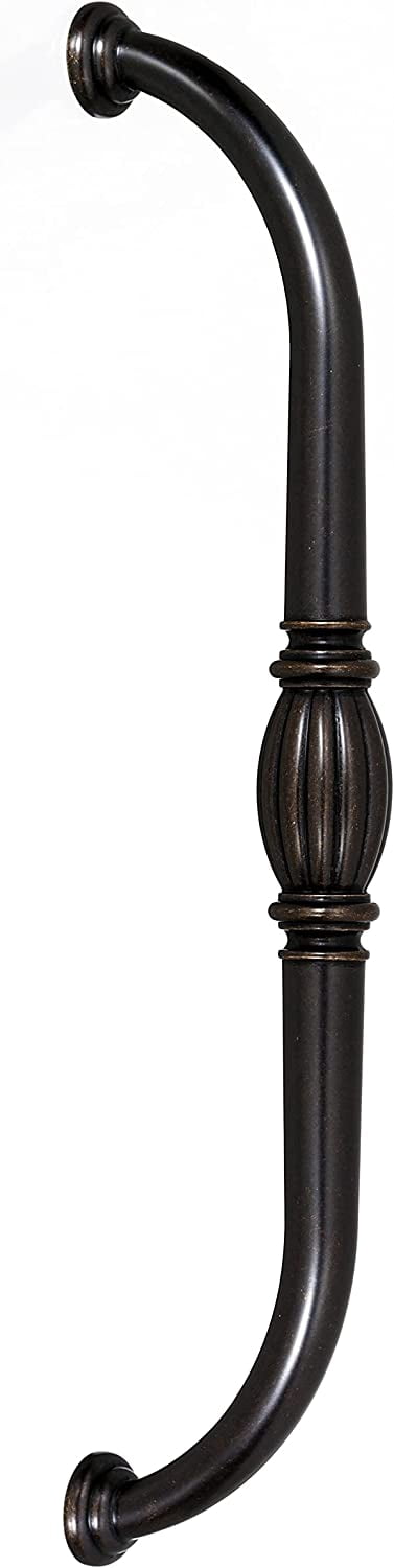 Alno D234-12-PB/NL Tuscany 12" Center To Center Traditional Solid Brass Appliance Handle