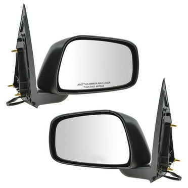 TRQ Side View Mirrors Heated Textured Pair for Nissan Pathfinder Xterra Frontier MRA09201