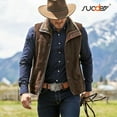thumbnail image 5 of SUOSDEY Cowboy Ratchet Belt Western Leather Belts for Men with Automatic Cowboy Buckle, 5 of 9