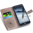 thumbnail image 2 of Case for LG Stylo 3, PU Leather with Kickstand and 3 Card Slot Flip Wallet Phone Cover (Black), 2 of 5