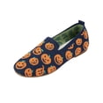 thumbnail image 3 of YOUYEDIAN Loafers for Women Halloween Casual Versatile Round Toe Flats Fashion Pumpkin Print Slip On Comfortable Dressy Shoes, 3 of 5