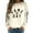 A1-Beige, variant on Cnbwig Womens Hoodies Sweatshirts Pullover Casual Crewneck Sweatshirt Football Letter Print Soft Long Sleeve Top for Daily Wear Tops Comfy Fall Fashion Outfits Winter A1-Beige L