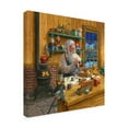 thumbnail image 2 of Ruth Sanderson 'Santa's Workshop' Canvas Art, 2 of 3