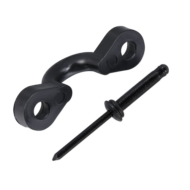 CTIRCHIU 1 Set Black C Shape Paddle Buckle for Canoe Hardware