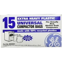 General Electric GE WX60X1 Universal Trash Compactor Bags (15)