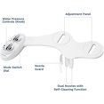 thumbnail image 3 of Dual Nozzle, Self-Cleaning, Non-Electric Bidet Attachment for Toilet Seat, Adjustable Water Pressure, Rear & Feminine Wash (White), 3 of 5