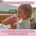 thumbnail image 6 of YAYA My First Travel Tumbler for Preschool & Kids 3+, Insulated Stainless Steel Tumbler with Reusable Silicone Straw & Spill-Proof Lid, Cup Holder Compatible, BPA-Free, 12oz, Floral, 6 of 8