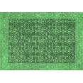 thumbnail image 1 of Ahgly Company Indoor Rectangle Oriental Emerald Green Traditional Area Rugs, 5' x 8', 1 of 4