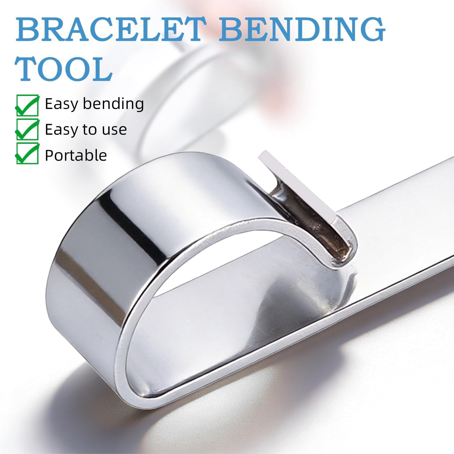 ABCISI Professional Bracelet Bending Tool Bracelet Blanks, Metal Bracelets Cuff Ring Bending Plier Jewelry Making Kit for DIY Custom Bangles, Cuffs, and Jewelry Making Craft Supplies
