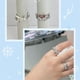 thumbnail image 4 of New 925 Sterling Silver Christmas Love Butterfly Skull Pentagram Inlaid Zircon DIY Fashion Ring, 4 of 5