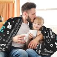thumbnail image 4 of Dad Blanket 60"x50" – Fathers Day Christmas Birthday Gifts for Dad from Daughter Son Kids, Best Father Ever Gift Ideas, Daddy/Father Gifts, 4 of 6
