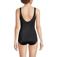 thumbnail image 2 of Lands' End Women's Mastectomy Scoop Neck Tugless Sporty One Piece Swimsuit, 2 of 5