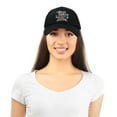 thumbnail image 5 of DALIX Trick or Treat Hat Womens Halloween Baseball Cap in Black, 5 of 6