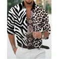 thumbnail image 1 of Camisa de hombre nueva 2024, color vino blanco y negro, manga larga, solapa, ropa de oficina y fiesta, tela suave y cómoda, para hombre, 1 of 6