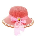 thumbnail image 3 of Tea Party Hat Easter Kids Sun Hat Wide Brim Summer Beach Hat for Boys Girls Toddler Outdoor Play Travel Lightweight Breathable, 3 of 3