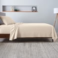 thumbnail image 3 of Luxe Cotton Percale Crisp and Cool Sheet Set, Full, Sand, 3 of 6