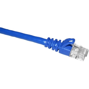 50-Foot Cat6 Ethernet Cable, 550 MHz Snagless Patch Cable, Blue (CAT6-50BLU) - High-Speed Network Cable