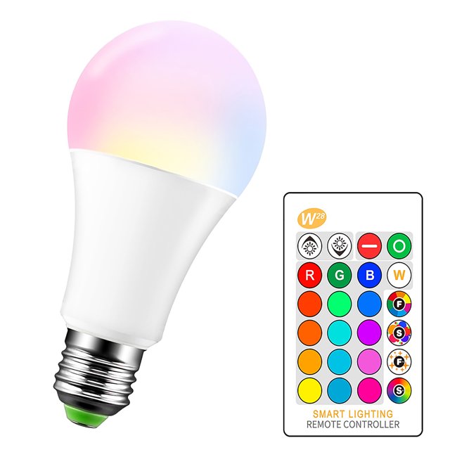 Bombilla Led De 15W E27, Iluminación De Ambiente Que Cambia De Color, Lámpara Led, Flash Estroboscópico, Barra De Modo De Desvanecimiento, Luces Decorativas Rgbw Ktv matsuzay HA025517-02