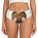 thumbnail image 1 of Fotbe Brown Bunny Calzones Estampados para Mujer – Ropa Interior de Algodón, Cómoda, Suave y Elástica-Large, 1 of 6
