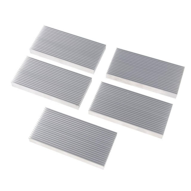 Del Refrigerador Del Módulo Del Radiador Del Disipador De Calor De Aluminio De 5 Paquetes Para CPU De Computadora, Luz , Amplificador De CUTICAT Aleta de enfriamiento por difusión de calor