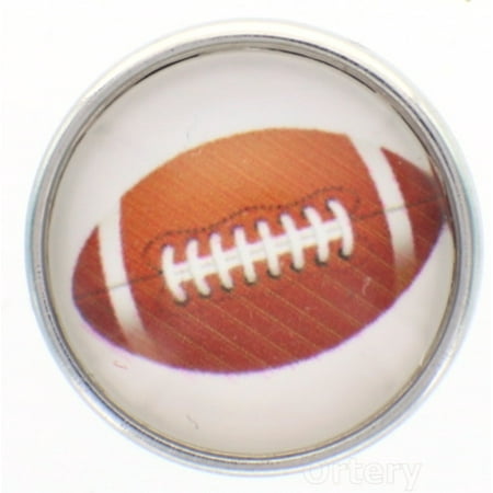 18mm Snap Charm Button Interchangeable Jewelry love Football