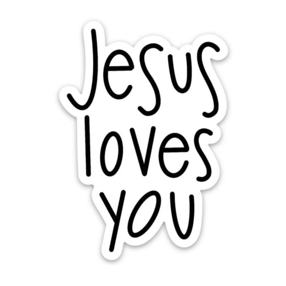 Sticker | Jesus Loves You | Script