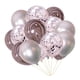 thumbnail image 2 of 15 globos de látex con confeti para bodas y cumpleaños. Plata, 2 of 5
