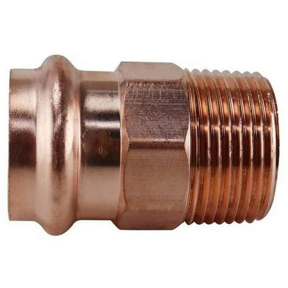 The Mosack Group XPRMA1 1 in. Copper Press x MPT Male Adapter