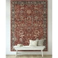 thumbnail image 7 of Well Woven Liana Persian Floral 6' x 9' Area Rug Red & Navy, 7 of 7
