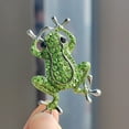 thumbnail image 4 of Opvise Unisex Brooch Frog Shape Alloy Rhinestone Decor Anti-slip Bag Coat Collar Hat Scarf Decoration Clothes Pin Party Prom Garment Jewelry, 4 of 8