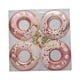 thumbnail image 1 of 4 adornos colgantes con forma de donut navideño de 7 cm de diámetro, irrompibles, para decoración de de Navidad y fiestas navideñas, 1 of 8