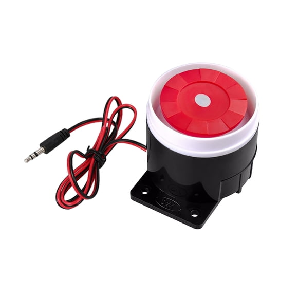 KERUI J02 Mini Wired Alarm Siren 120dB Sound Index Prompt Alert Work for Alarm Burglar Home Security System