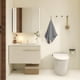 thumbnail image 5 of Toallas de baño de 3 piezas, toalla de terciopelo para adultos, uso diario en casa, toalla absorbente para cabello seco que no deja pelo, toalla de playa con estampado de tiras, toalla de baño absorbe, 5 of 6