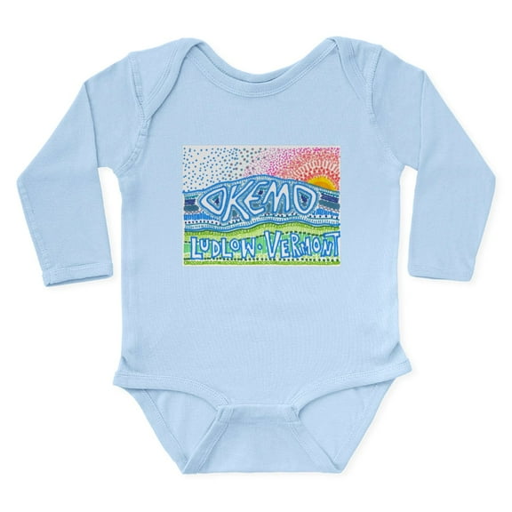 CafePress - Okemo Body Suit - Long Sleeve Cotton Baby Bodysuit