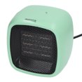 thumbnail image 2 of Portable Electric Desktop Heater PTC Ceramic Fast Heating Small Space Heater for Home Bedroom Office UK Plug 220V Green, 2 of 10