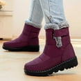 thumbnail image 4 of Women's Snow Boots Stylish Thickened Winter High Top Casual Warm Boots for Outdoor Activities Comfy and with Sole for Comfort, 4 of 5