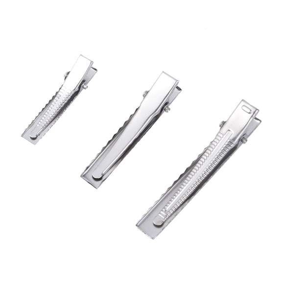IDEANATEGRATE 30Ud Clips Alligator De Inoxidable Plateado Para Personalizar Accesorios De