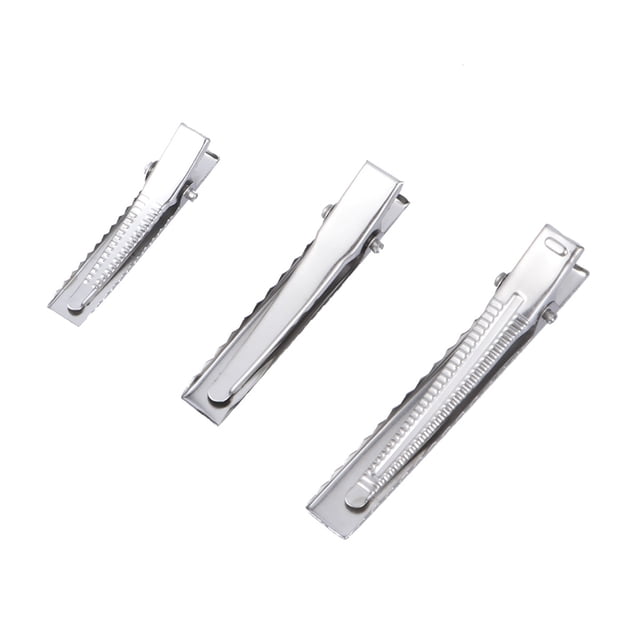 IDEANATEGRATE 30Ud Clips Alligator De Inoxidable Plateado Para Personalizar Accesorios De
