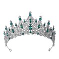 thumbnail image 1 of Corona de princesa para mujer, disfraz de reina de princesa, corona de diamantes de imitación de cristal para novia, niña, damas, bodas, bailes, fiestas de cumpleaños, regalo para mujeres, 1 of 5