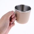 thumbnail image 3 of Trigo Paja Taza Agua Café Leche Té Cepillo De Dientes Tazas Vasos Deportes Aire Libre Escalada Arroz Baoblaze tazas de paja de trigo, 3 of 8