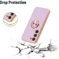 thumbnail image 5 of for Samsung Galaxy A54 5G Case,Slim Electroplated Protective Samsung A54 5G Phone Case with Rotating Stand, Shockproof Camera Protection Phone Case for Samsung Galaxy A54 5G, Purple, 5 of 12