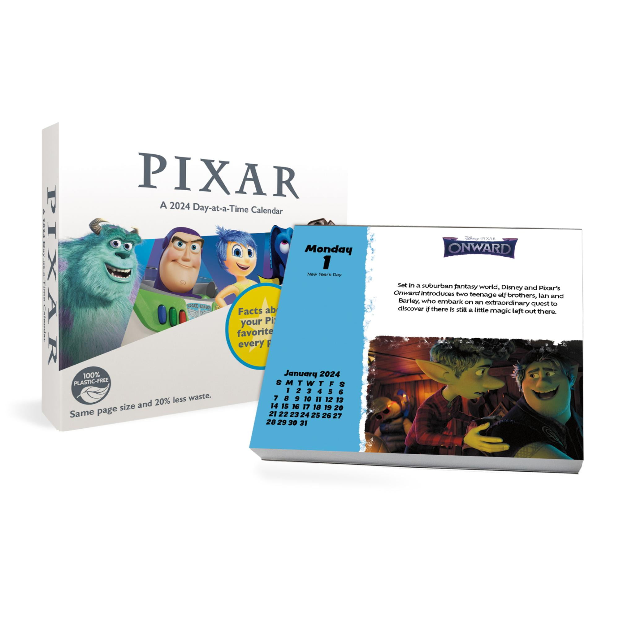 Trends International 2025 Disney Pixar DayataTime Box Calendar