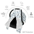 thumbnail image 3 of Car Seat Cover Baby - dock rudder Breathable Infant Car Seat Cover for Baby Carseat, Lightweight Comfort Baby Essentials Must Haves Newborn Stuff for Girl Boy, 3 of 7