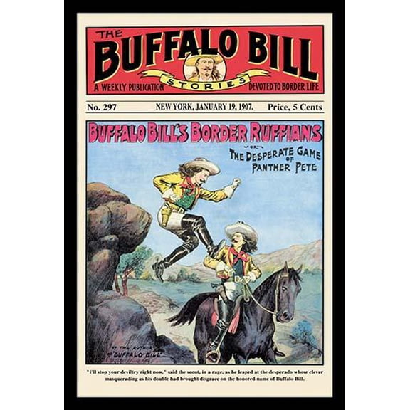 The Buffalo Bill Stories: Buffalo Bill's Border Ruffians- Fine Art Canvas Print (20" x 30")