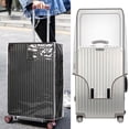 thumbnail image 4 of 16-28 Inch Travel Luggage Cover Transparent PVC Luggage Protector Cover Dustproof Waterproof Suitcase Protector Cover Luggage 24Inch, 4 of 6