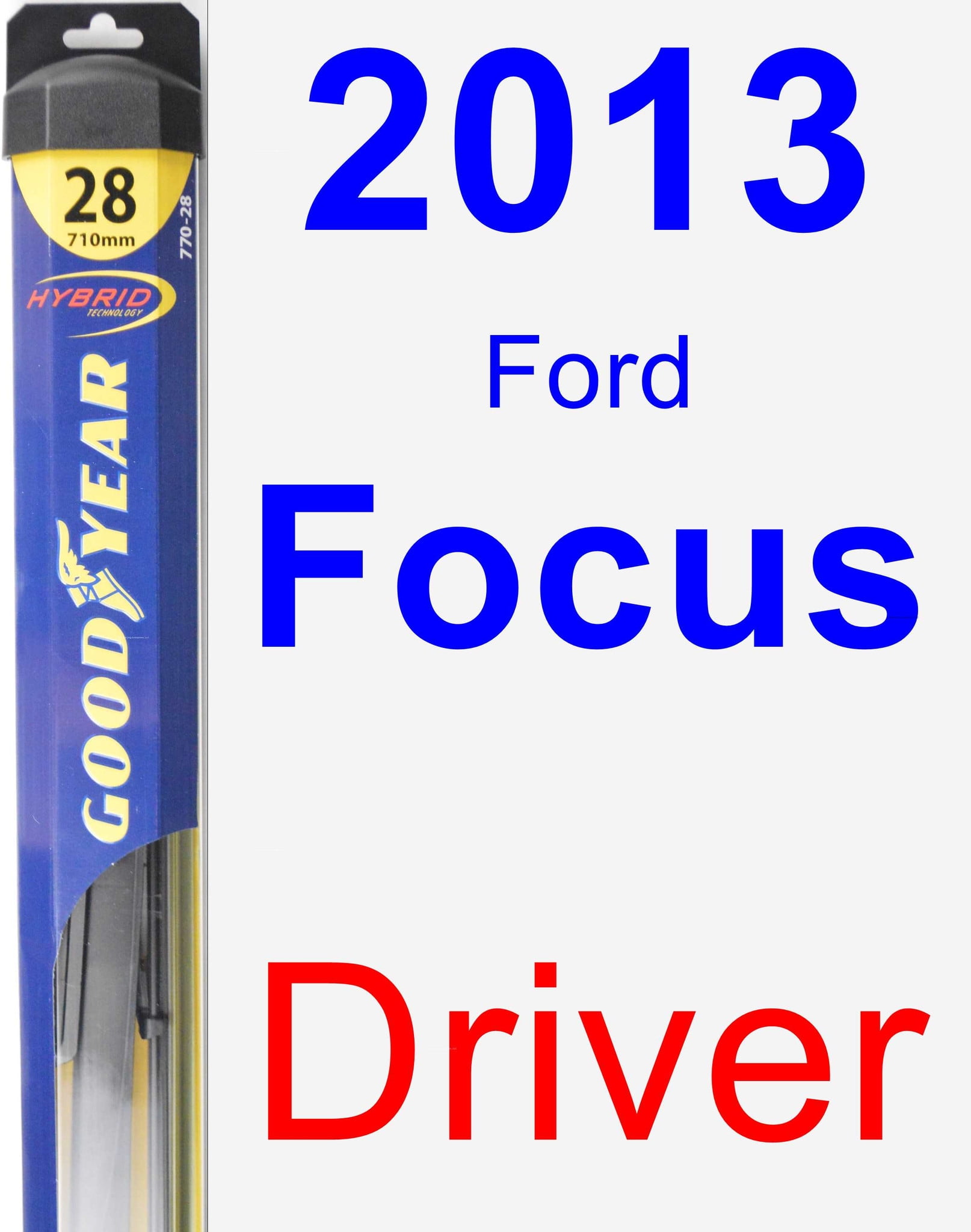 2013 Ford Focus Wiper Blade Set Kit Front 2 Blades Hybrid