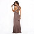 thumbnail image 5 of Multi-way Transformer Dress Sexy Backless Cross Bandage Maxi Dress Flowy Infinity Evening Gown for Bridesmaid Wedding Party Prom, 5 of 6